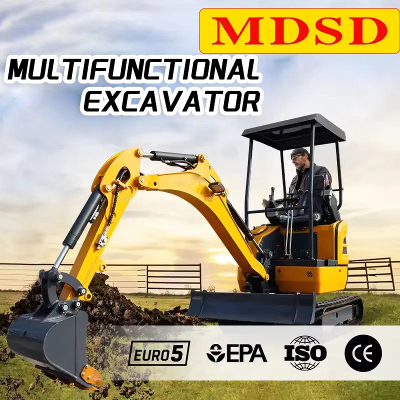 Mini Excavator With Multiple Accessories Available