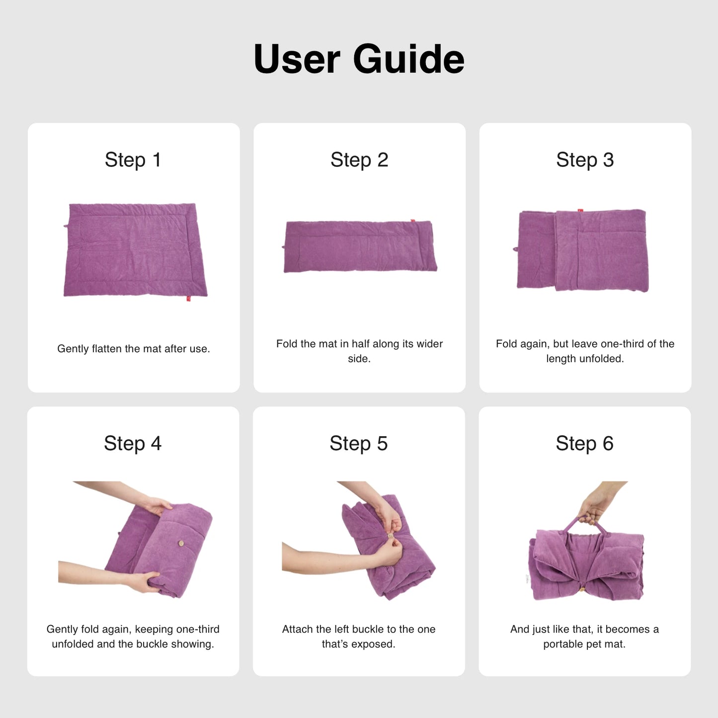 Outdoor Portable Dog Mat