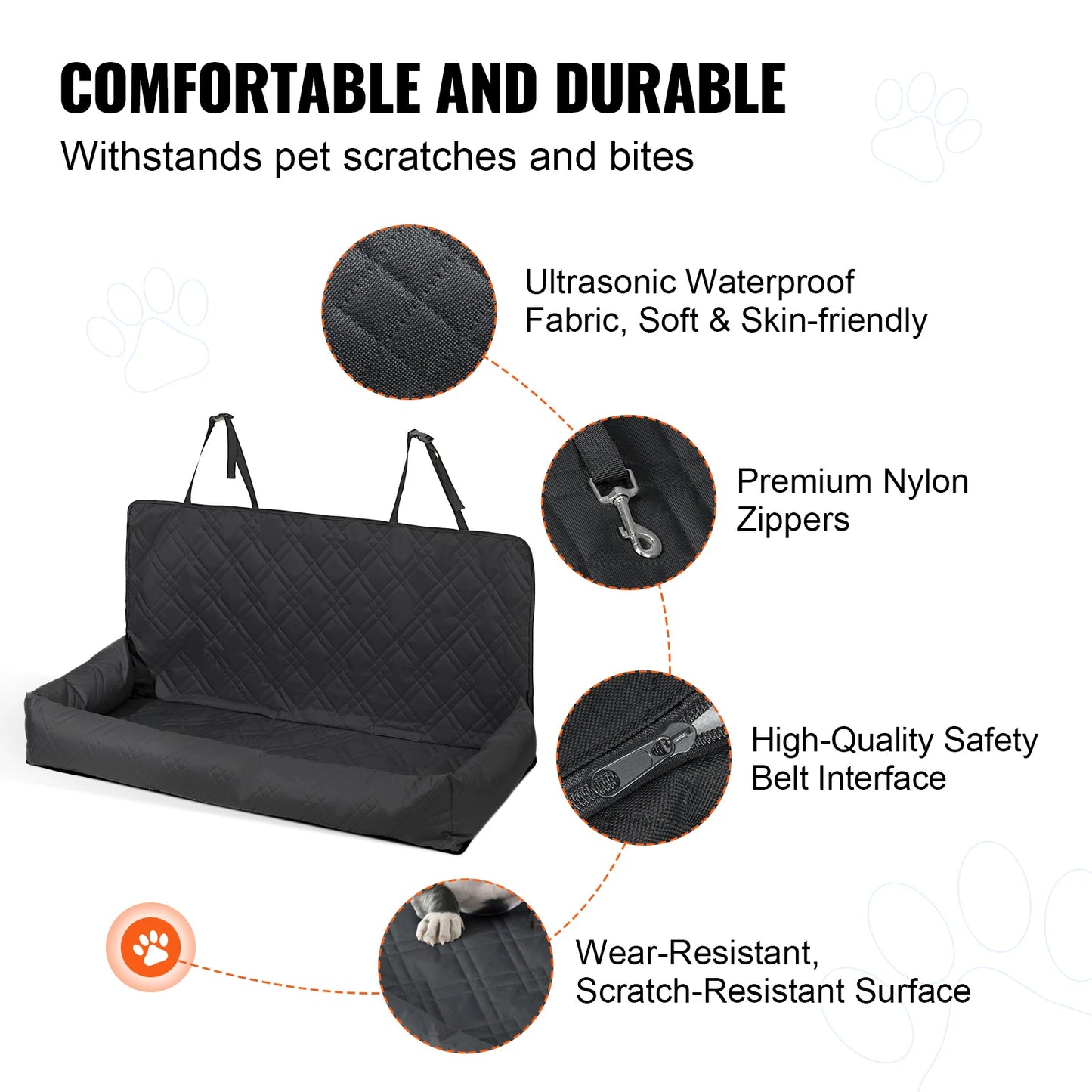 SucceBuy Dog Car Seat