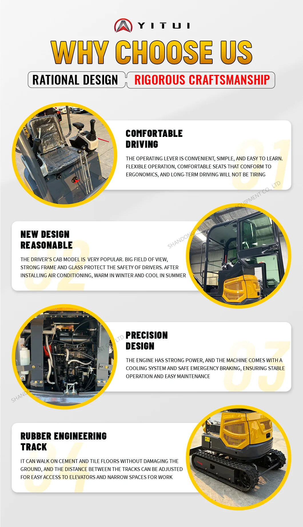 CE Epa Euro 5 Customized Mini Digger