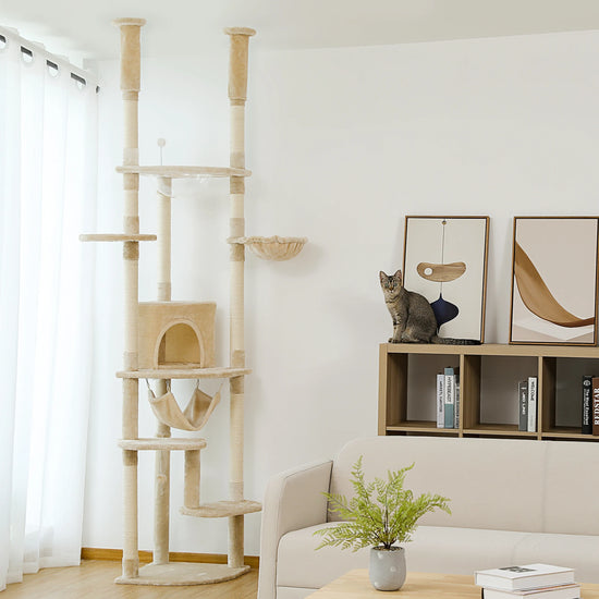 Safe Adjustable Cat Tree Tower