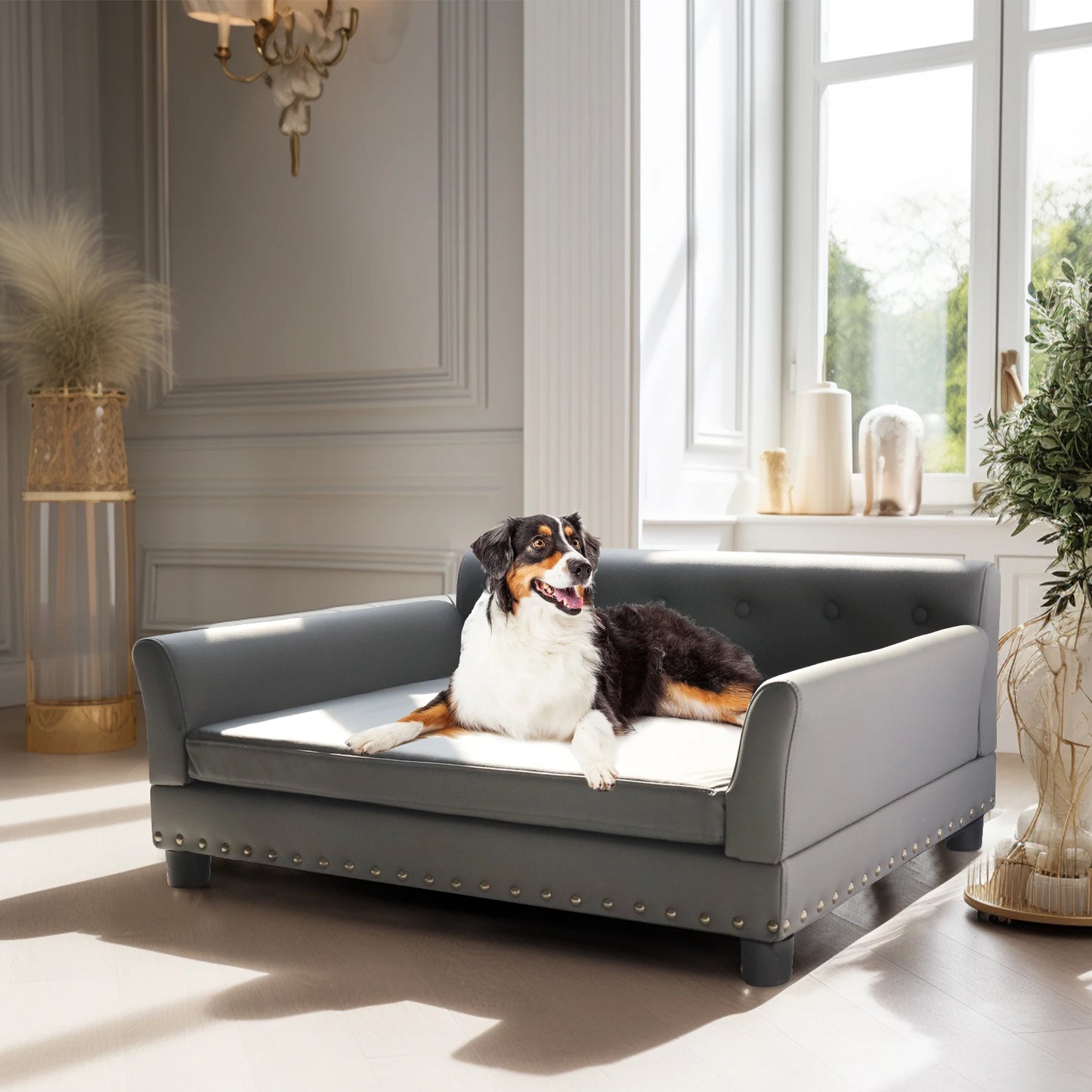 Rectangle Pet Bed for Medium and Large Dogs