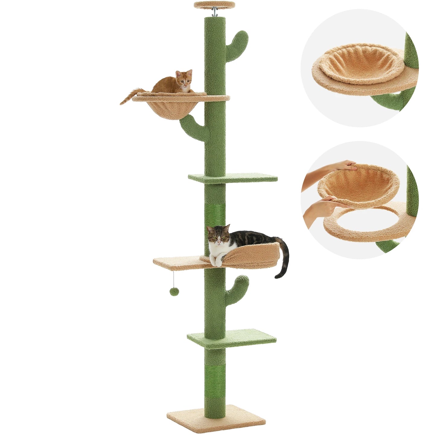 Cactus Cat Tree for Indoor Cats