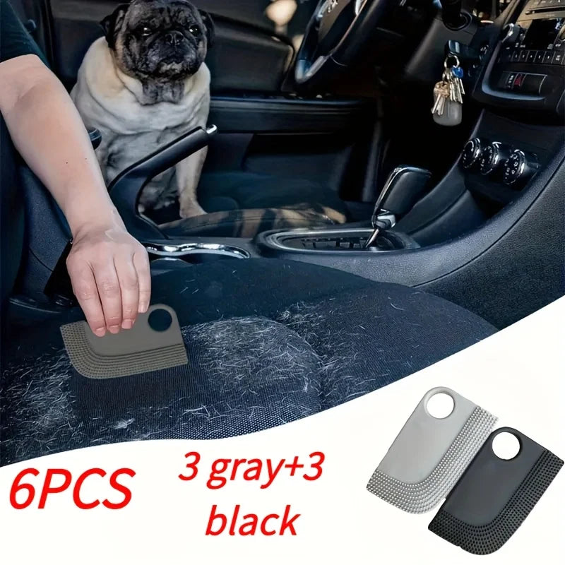 6Pcs Car Hair Scraper