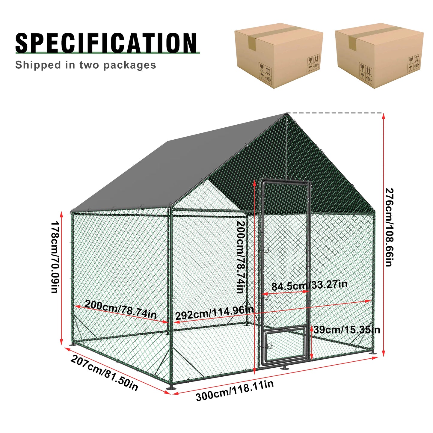 Heavy Duty Upgrade Outdoor Chicken Coop