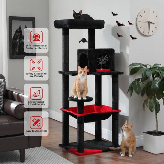 Gothic Cat Tree for Indoor Cats