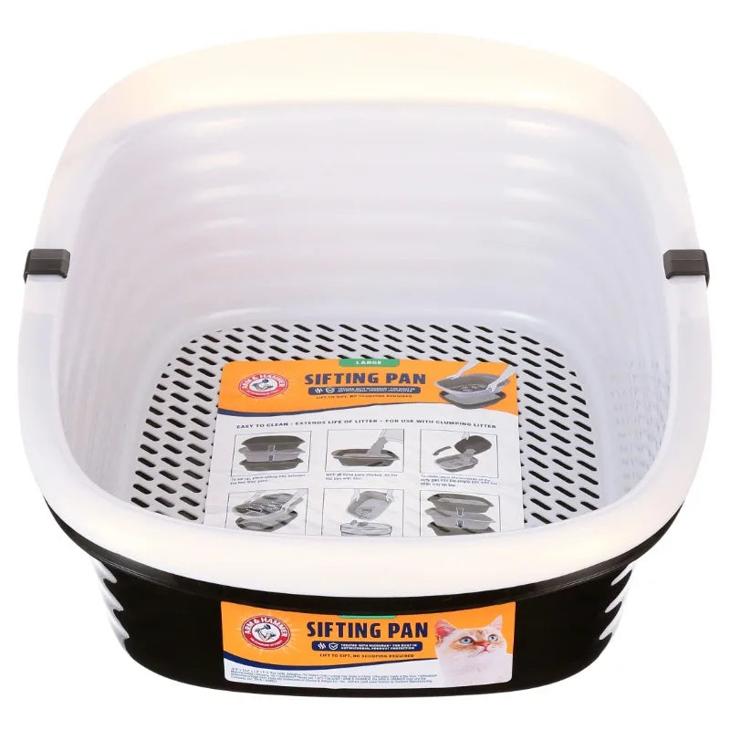 (2 pack) Arm & Hammer Sifting Cat Litter Box