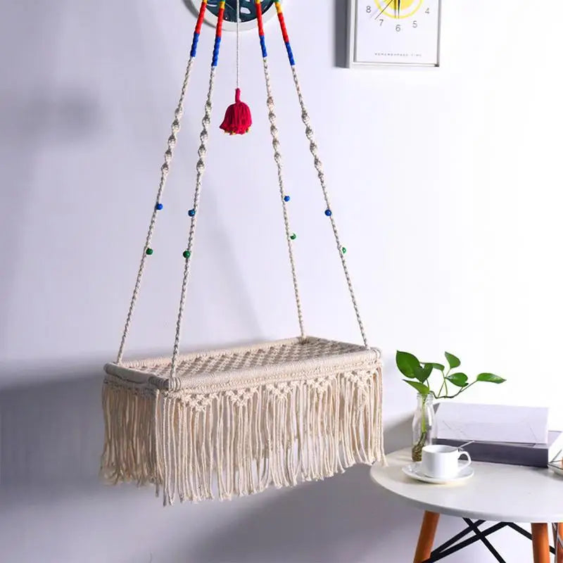 Macrame Cat Swing For Indoor Small Cats Kittens