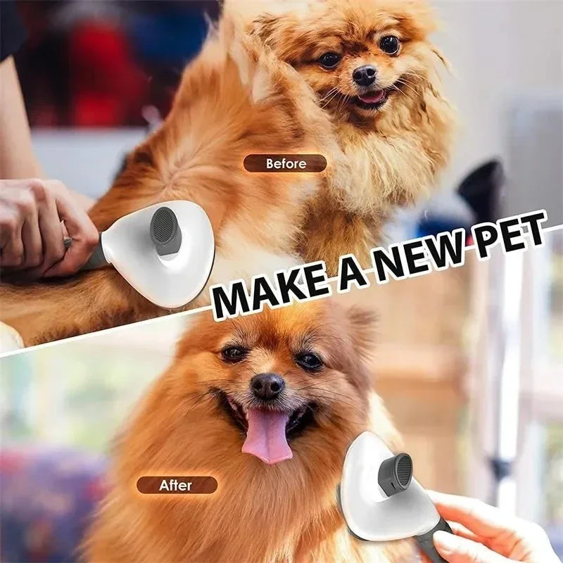 Pet Dog Brush Cat Comb Self Cleaning