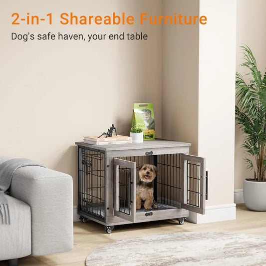 Small Dog Crate Furniture Set of 2