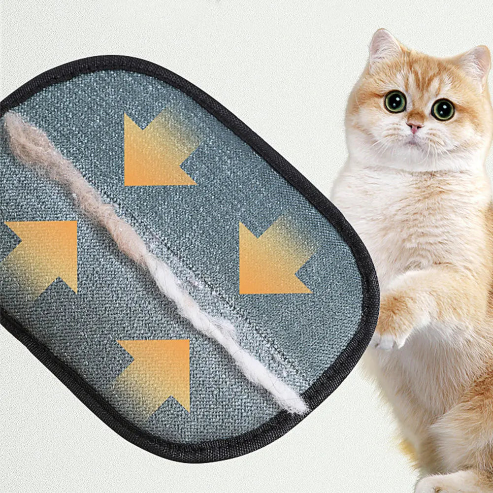 Pet Grooming Gloves Pet Hair Remover Gloves for Dog Cat Rabbit with Long/Short/Curly Hair