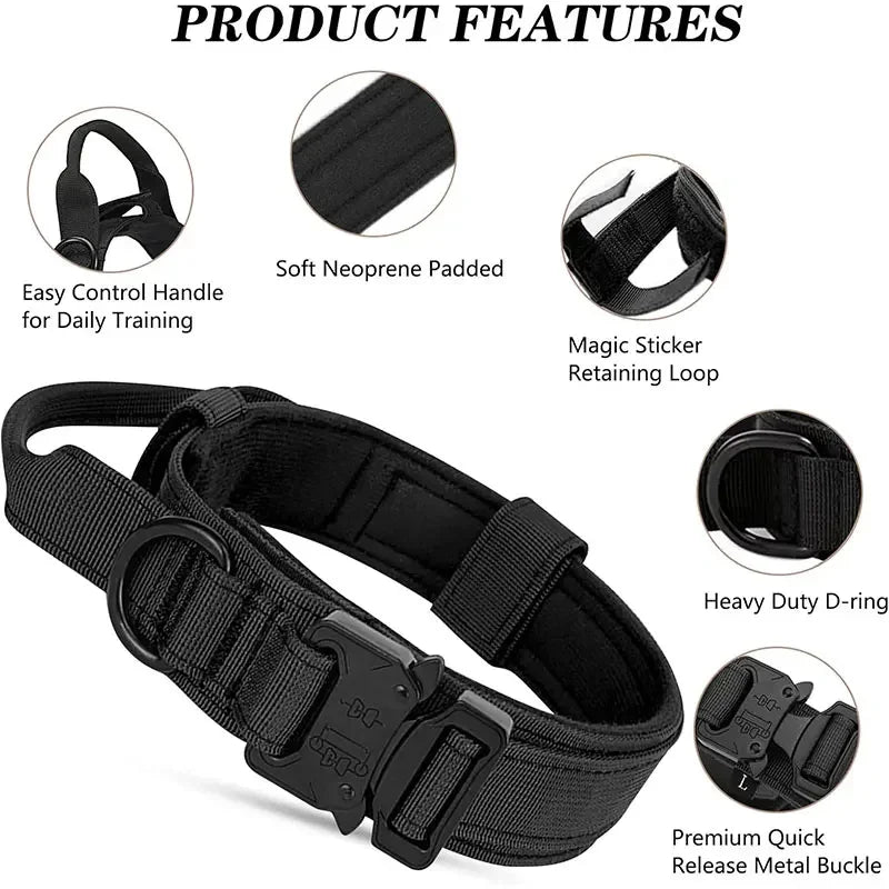Outdoor Sports Style Tactical Dog Collar