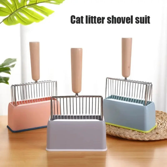 Heavy Duty Metal Cat Litter Scoop - - Durable & Effici