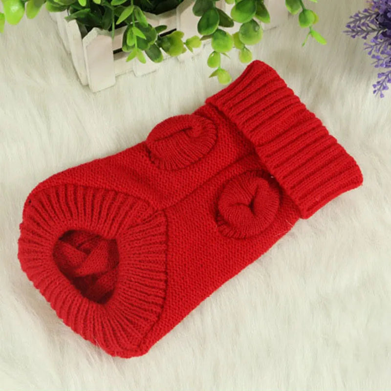 Dog Winter Clothes Knitted