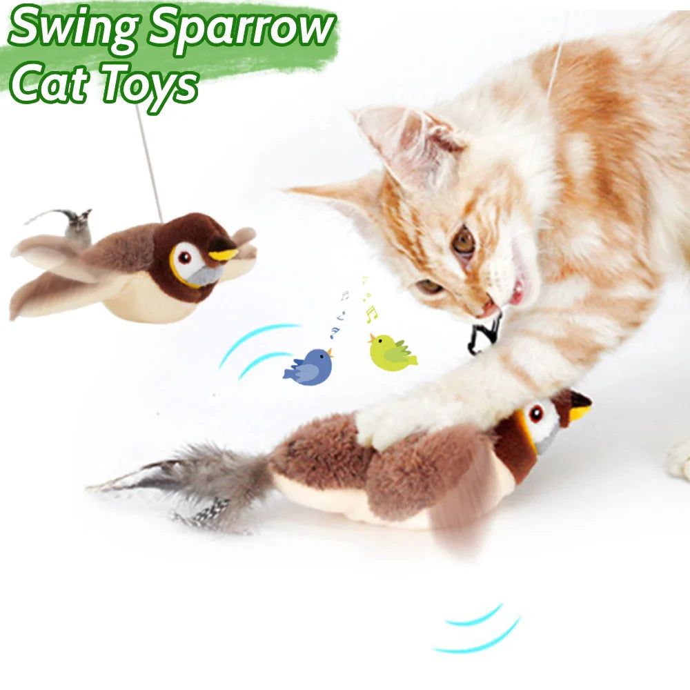 Pet Swing Sparrow Interactive Cat Toys