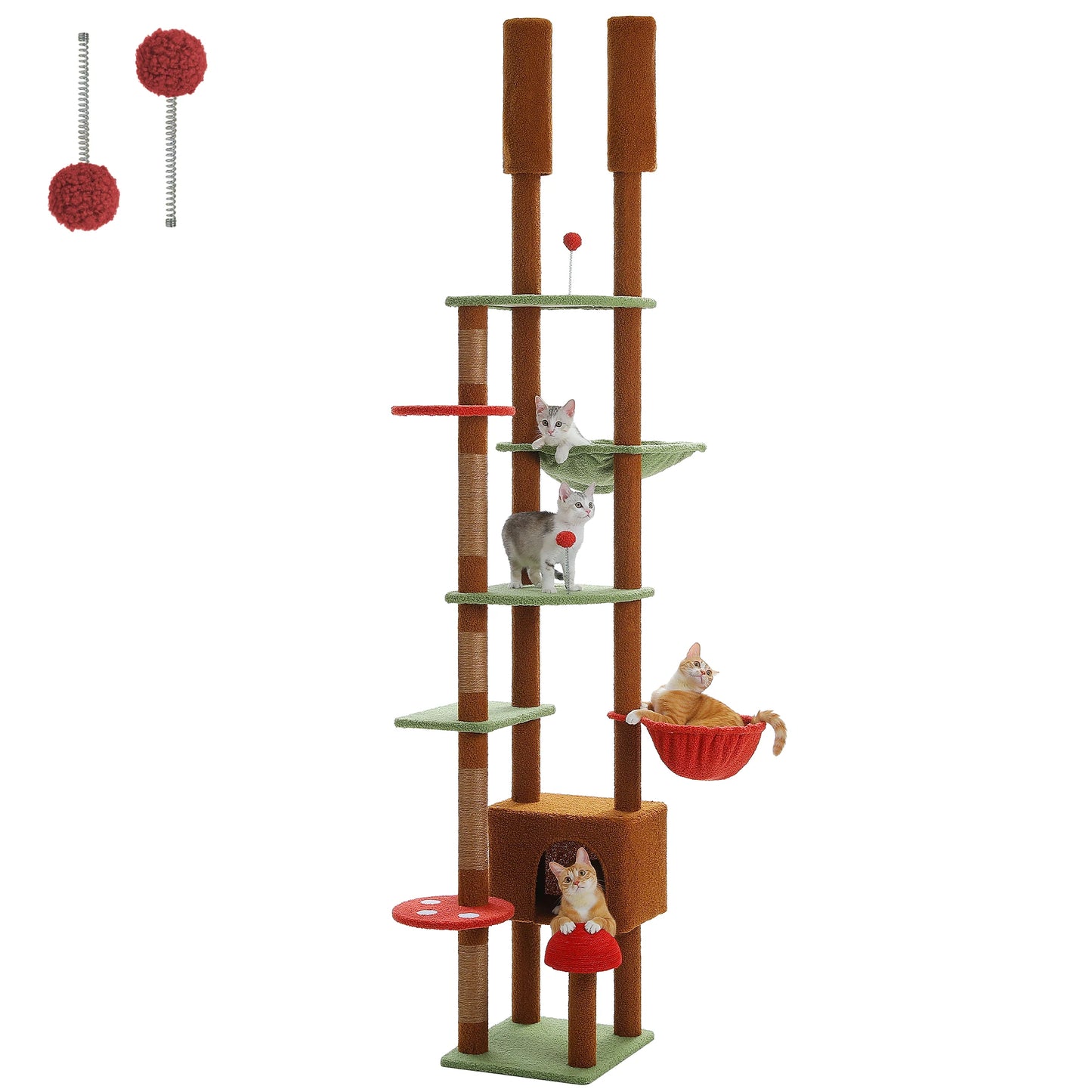 Floor to Ceiling Cat Tree Tower