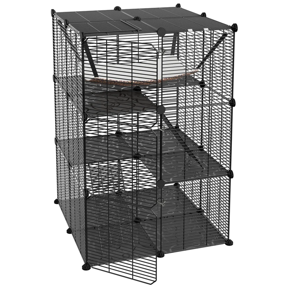 3-Tiers Cat Cage Enclosure