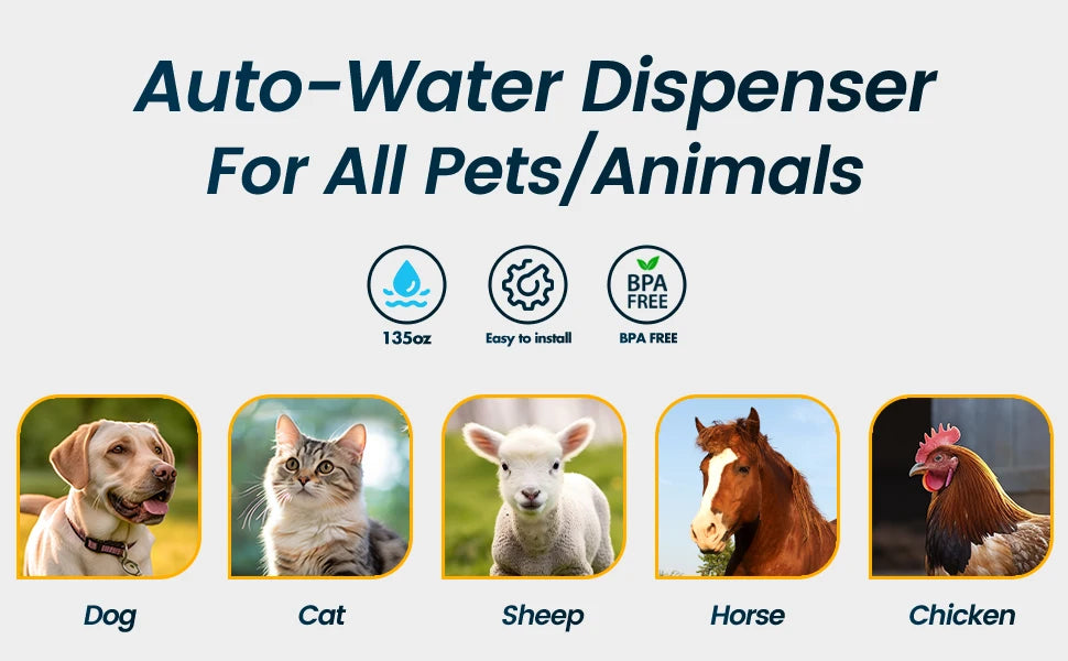 Automatic Dog Water Dispenser