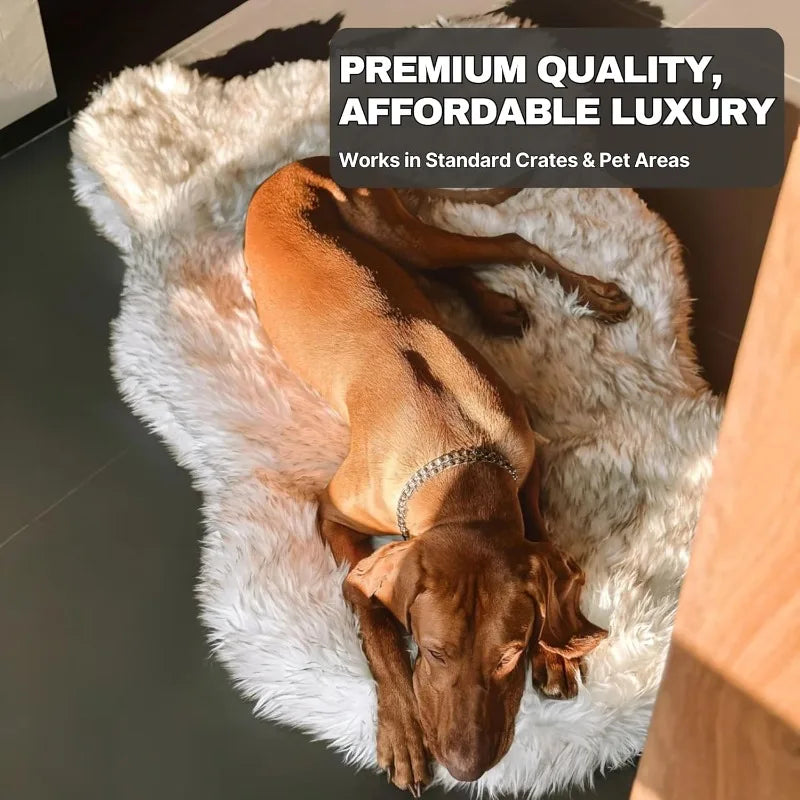 Luxury Faux Fur Orthopedic Dog Bed