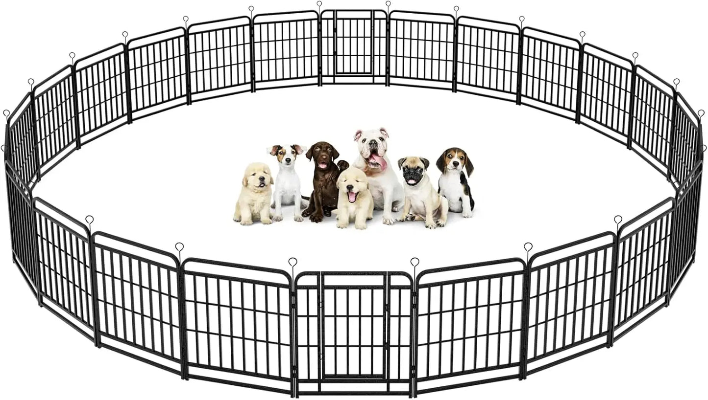 Dog Playpen Outdoor 24 Panels