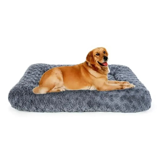 Deluxe Rose Plush Pet Bed