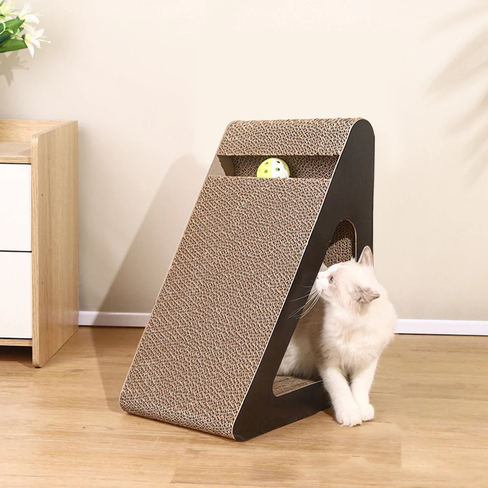 2 In 1 Cat Scratcher Cardboard