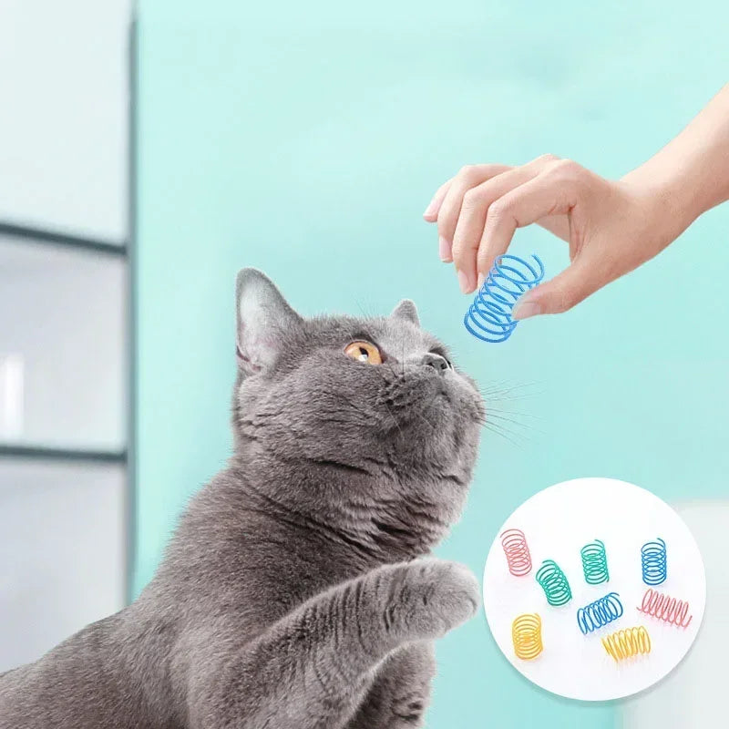 20pcs Cat Spring Toys