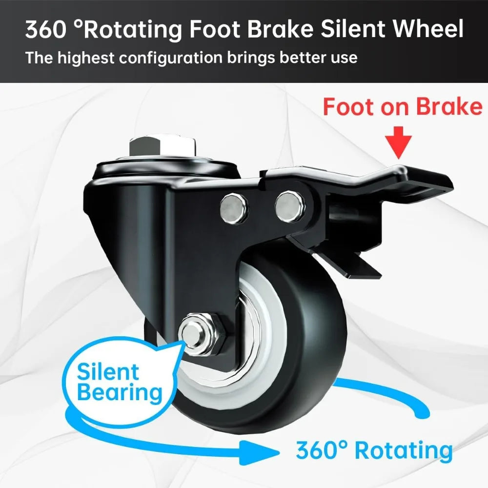 48/42/38 Inch Heavy Duty Dog Crate with Wheels