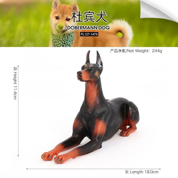 Realistic Dog Figurines for Kids