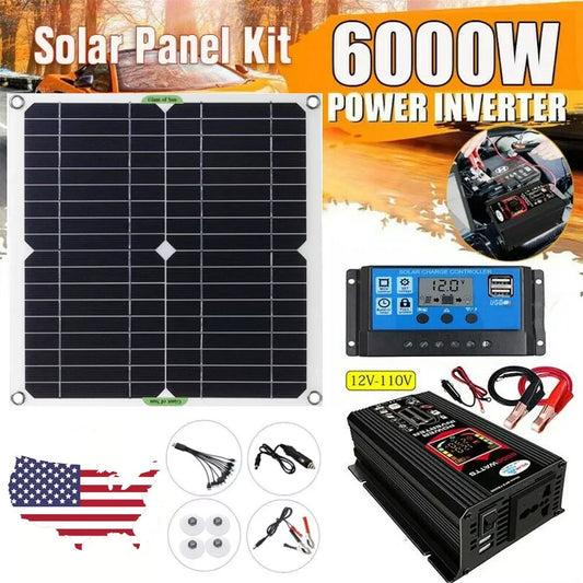 6000W Inverter and Solar Panel Kit