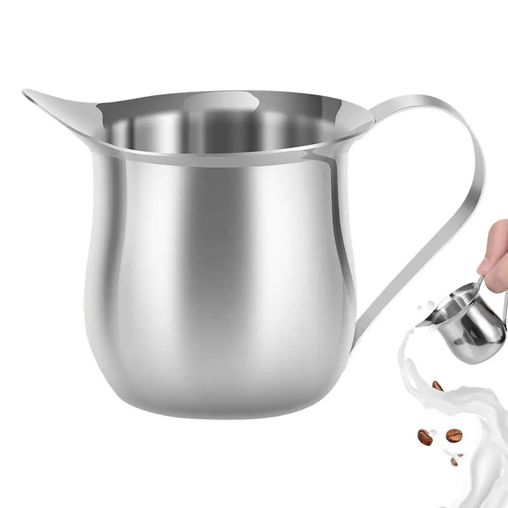Stainless Steel Small Bell-Shaped Milk Frothing Pitcher