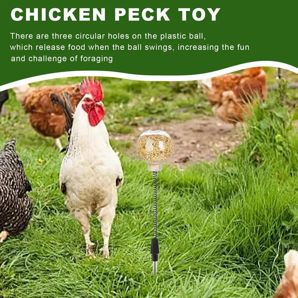 2pcs Chicken Swing Feeder