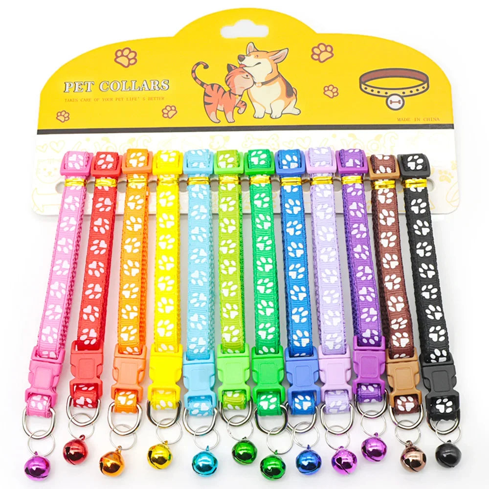 12Pcs Wholesale Mix Color Anti-Lost Dog Collars