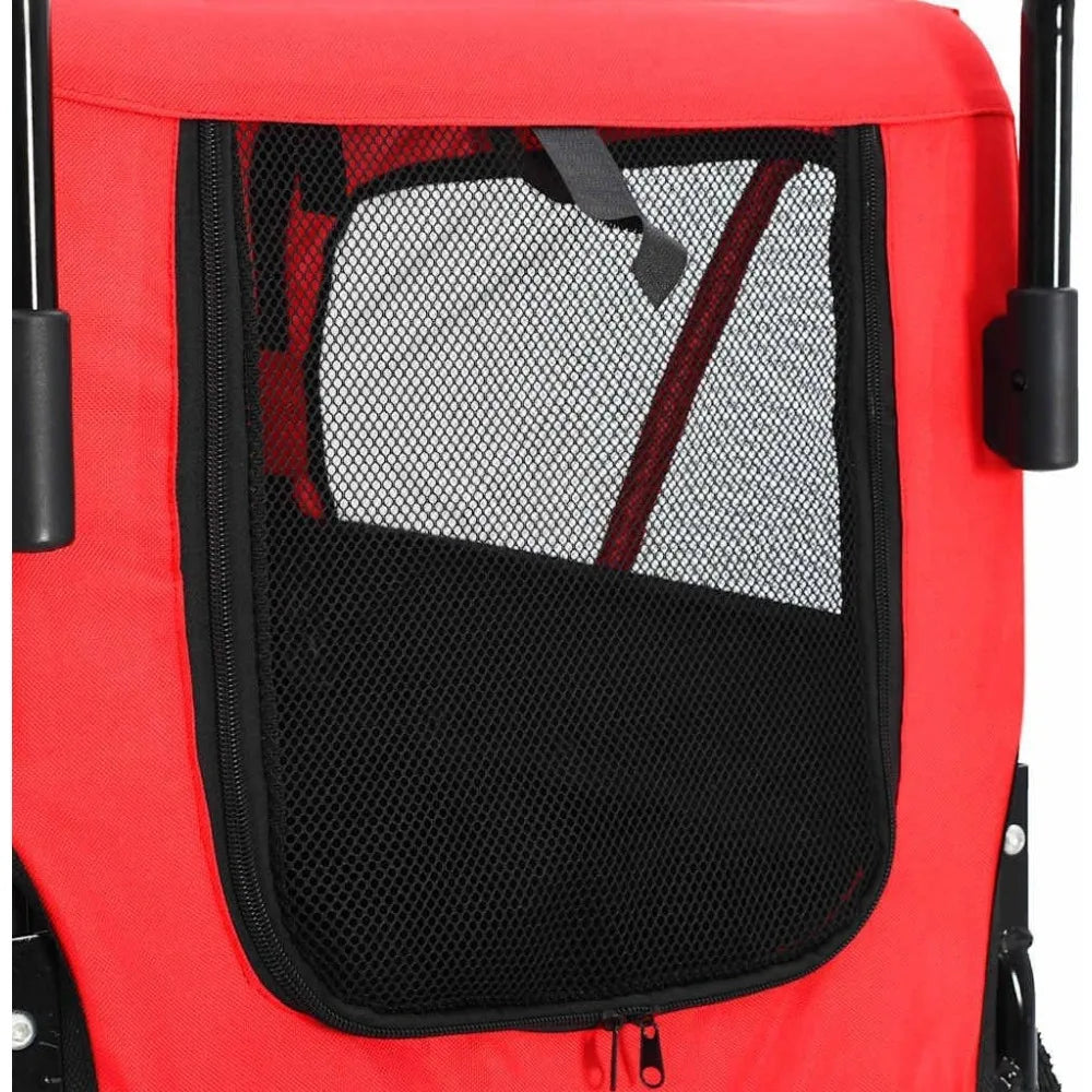 2-in-1 Pet Bike Trailer and Jogging Stroller