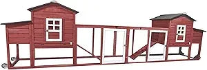 136" Chicken Coop with Wheels