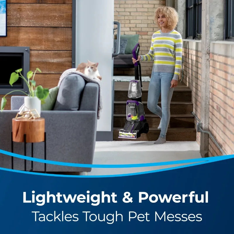 BISSELL Powerforce Powerbrush Pet Lightweight Carpet Cleaner, 2910