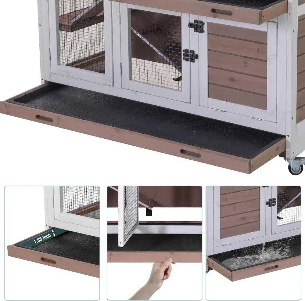 Rabbit Hutch Indoor Bunny House