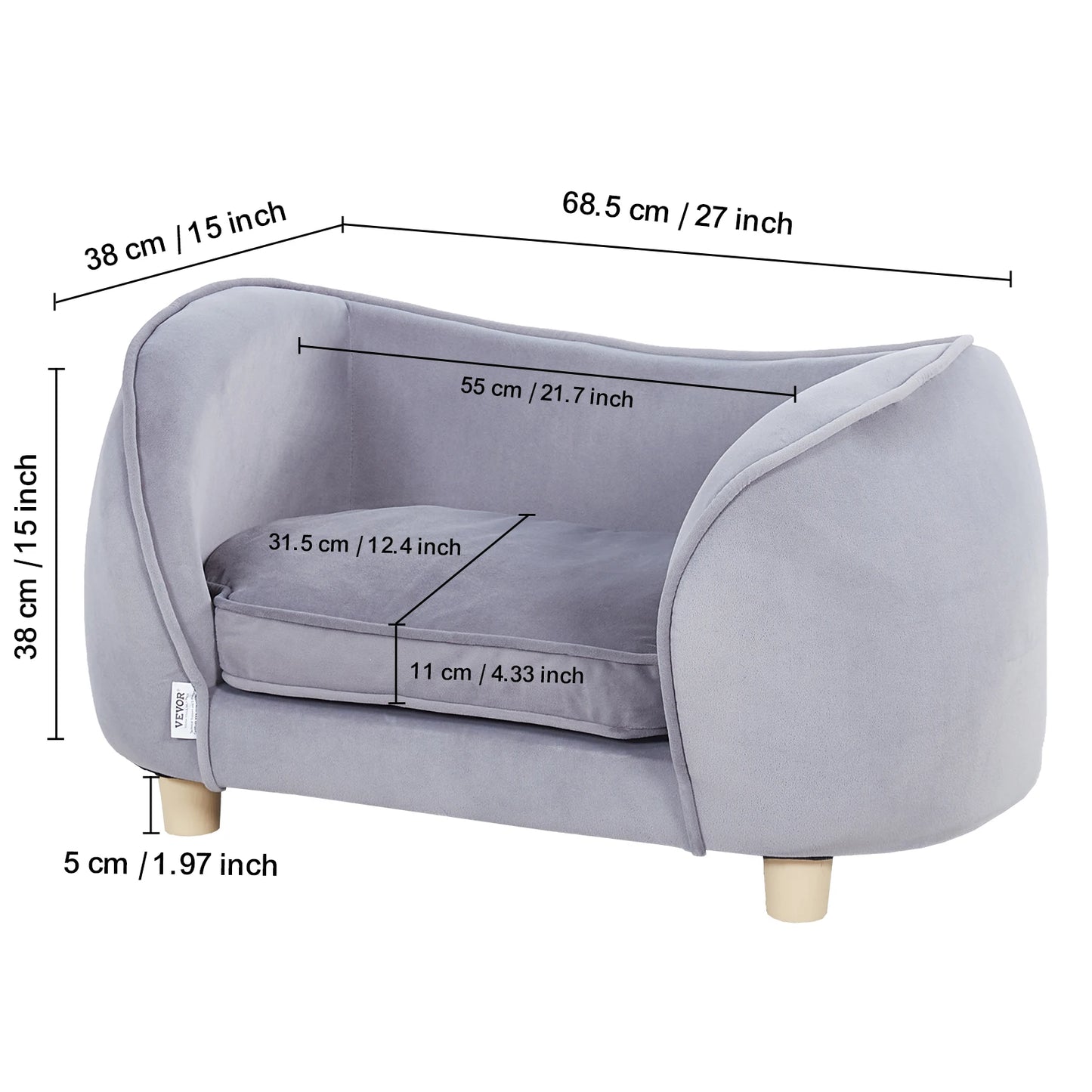 VEVOR Pet Sofa