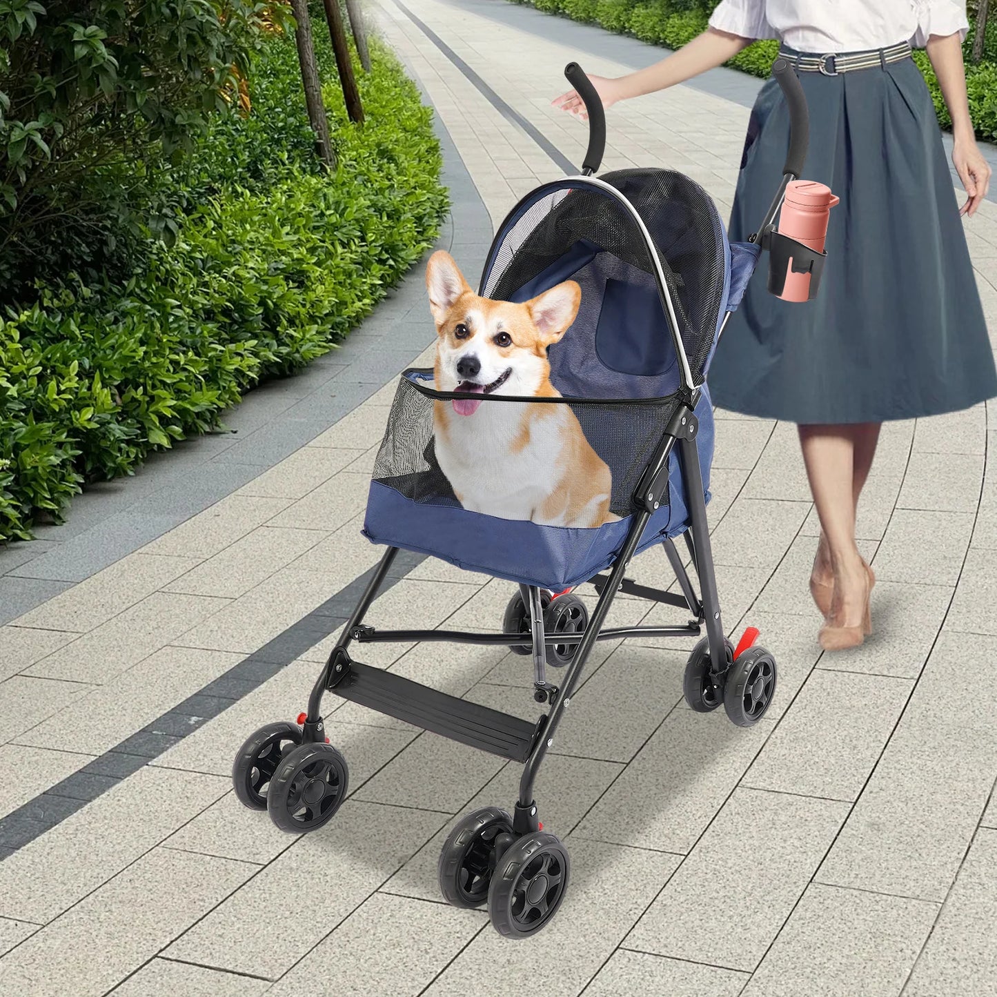 Lightweight Foldable Pet Stroller