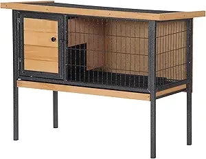 Rabbit Hutch Elevated Bunny Cage