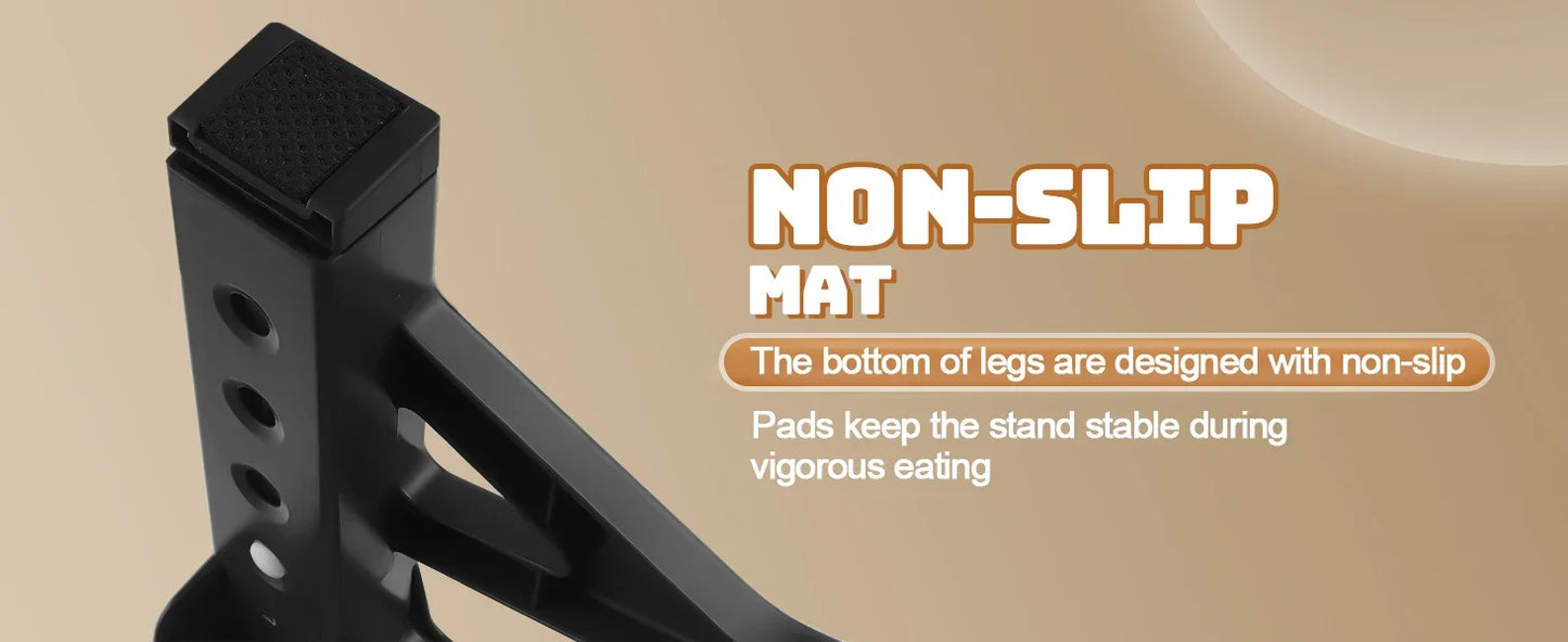 Adjustable Elevated Dog Bowls Stand