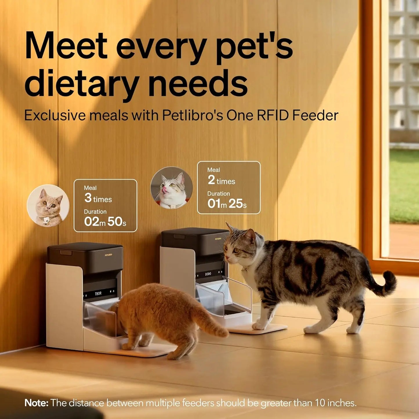 PETLIBRO RFID Automatic Cat Feeder for 2 Cats
