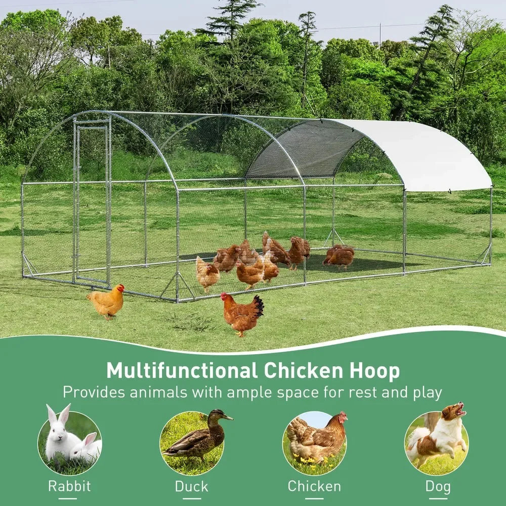 Large Metal Chicken Coop