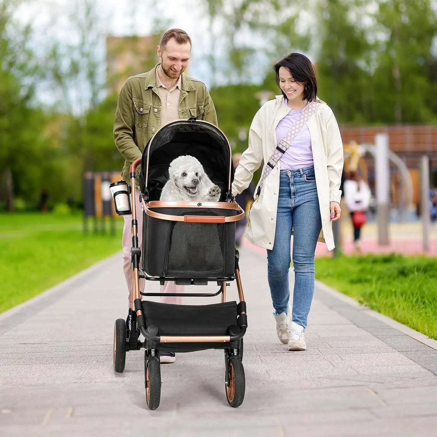 Dog Buggy Stroller Box