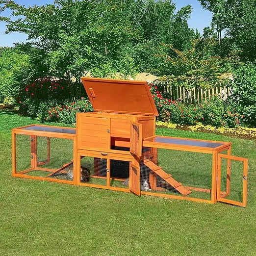 Outdoor Rabbit Hutch,