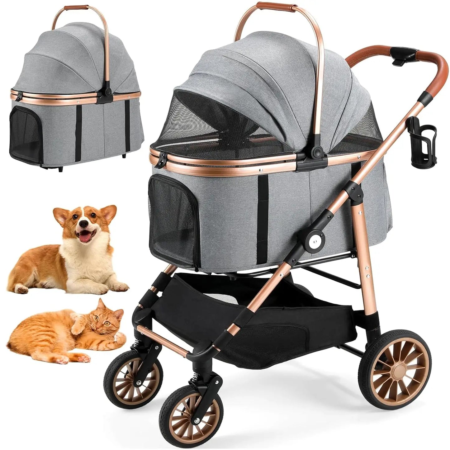 Dog Buggy Stroller Box