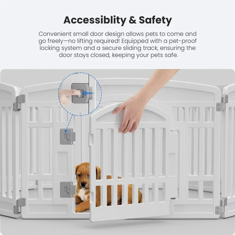CONCETTA Plastic Dog Playpen