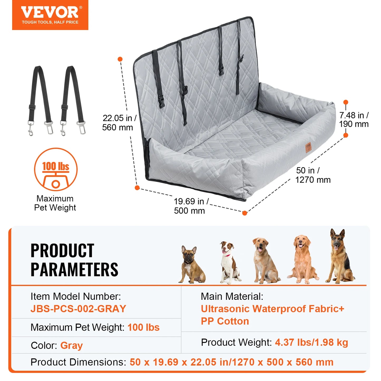 SucceBuy Dog Car Seat