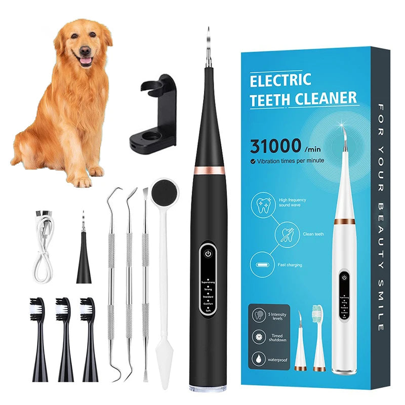 Ultrasonic Dog Dental Cleaner Electric Toothbrush