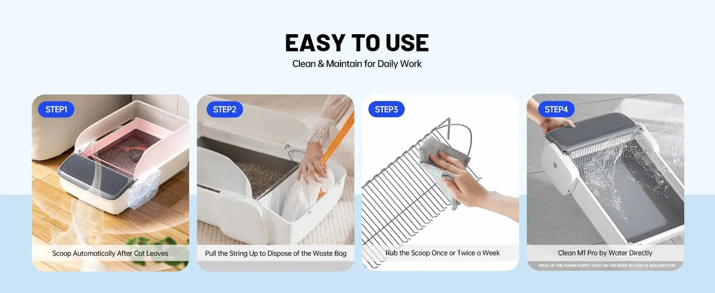 Automatic Smart Cat Litter Box